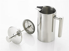 Load image into Gallery viewer, Stainless Steel French Press Coffee Tea Pot with Filter Double Wall
