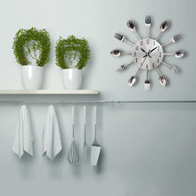Lade das Bild in den Galerie-Viewer, Spoon Fork Creative Quartz Wall Mounted Clock
