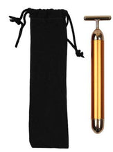 Load image into Gallery viewer, Golden Vibration Facial Massage Roller
