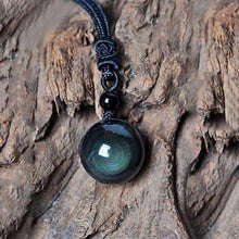 Lade das Bild in den Galerie-Viewer, Rainbow Eye Obsidian Necklace

