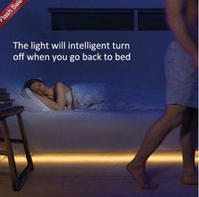 Load image into Gallery viewer, Dual Motion Activated Bed Light Flexible LED Strip Sensor Night with Automatic
